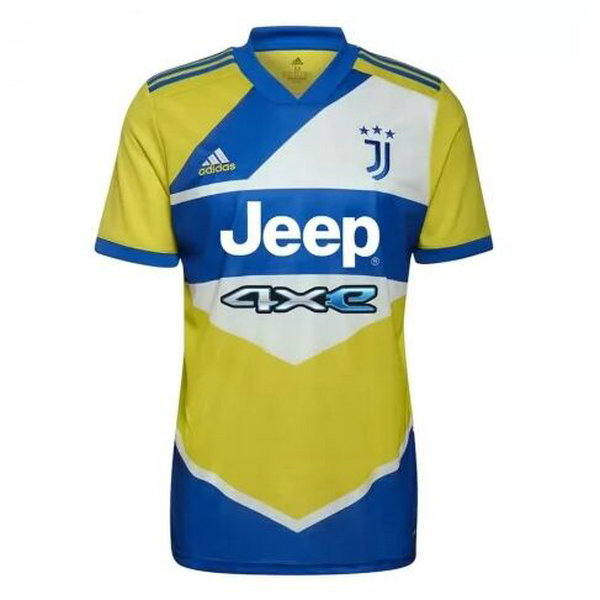 terza divisa maglia juventus 2021 2022 giallo blu uomo