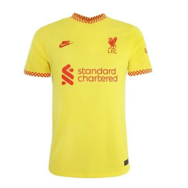 terza divisa maglia liverpool 2021 2022 giallo uomo