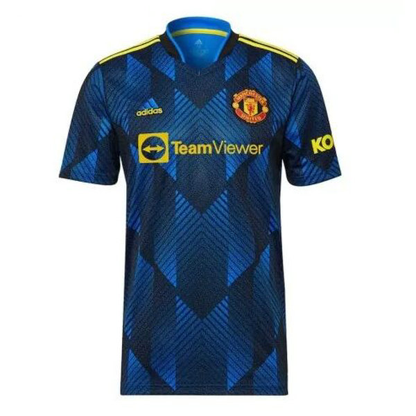 terza divisa maglia manchester united 2021 2022 blu uomo