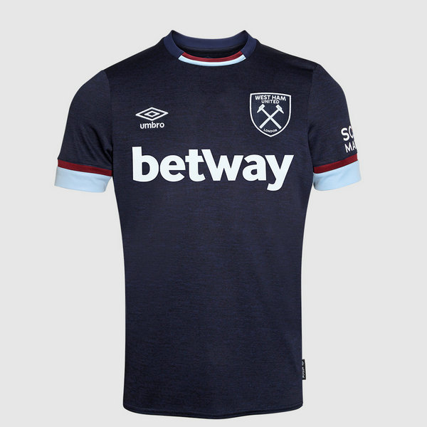 terza divisa maglia west ham 2021 2022 blu uomo