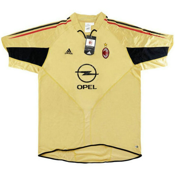 terza maglia ac milan 2004-2005 giallo uomo