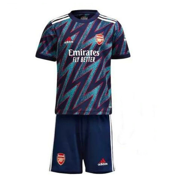 terza maglia arsenal 2021 2022 blu bambino