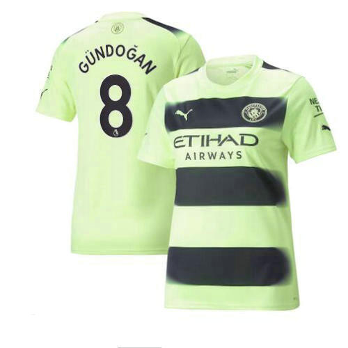 terza maglia gundogan 8 manchester city 2022-2023 uomo