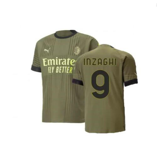 terza maglia inzaghi 9 ac milan 2022-2023 uomo