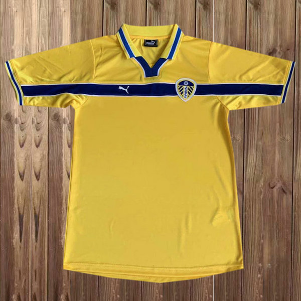 terza maglia leeds united 1999-2000 giallo uomo