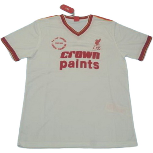 terza maglia liverpool 1985-1986 bianco uomo