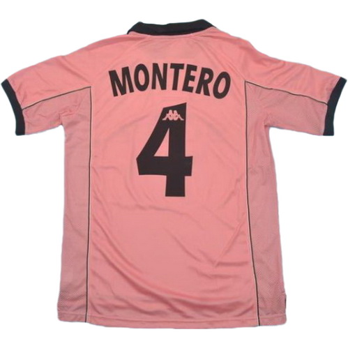 terza maglia montero 4 juventus 1997-1998 rosa uomo