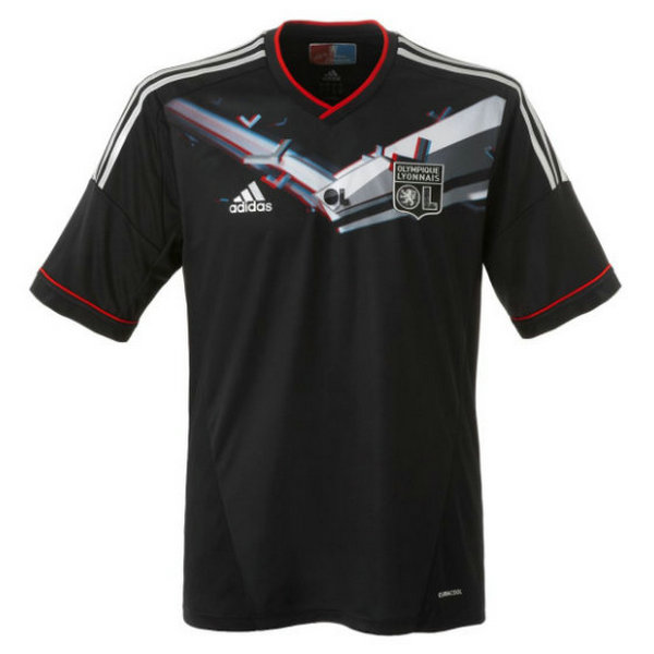 terza maglia olympique lyon 2012-2013 nero uomo