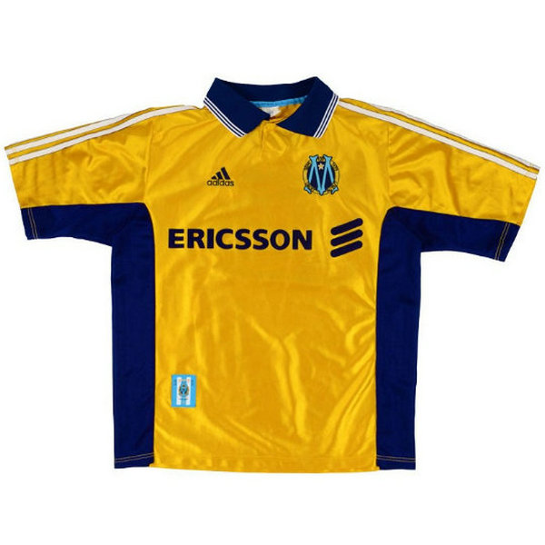 terza maglia olympique marsiglia 1998-1999 giallo uomo