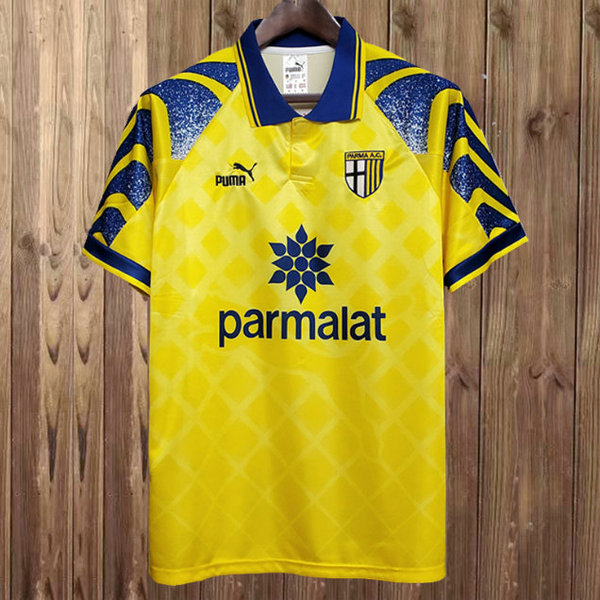 terza maglia parma 1995-1997 giallo uomo