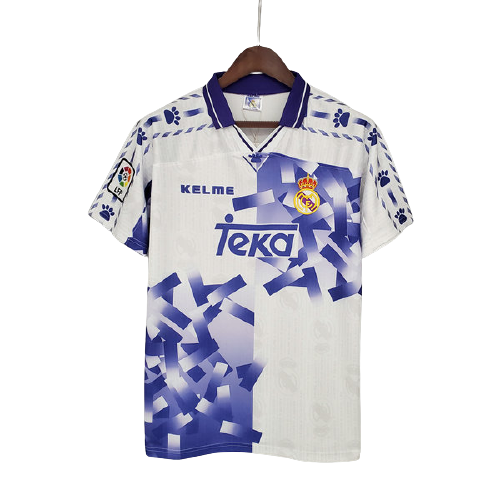 terza maglia real madrid 1996 97 bianco uomo