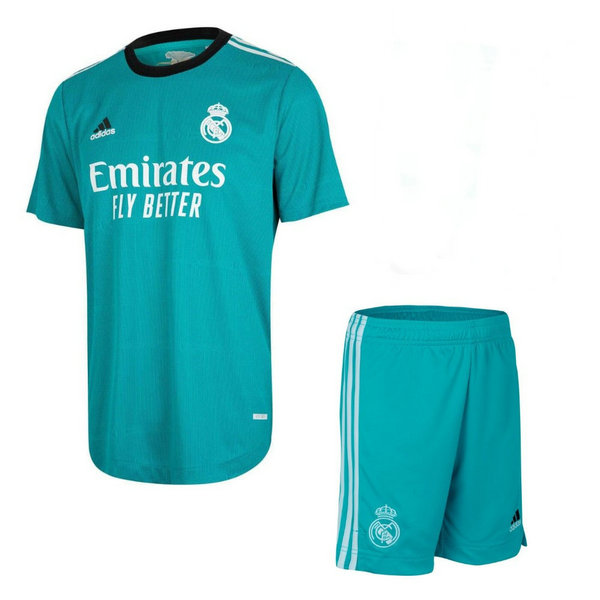 terza maglia real madrid 2021 2022 verde bambino