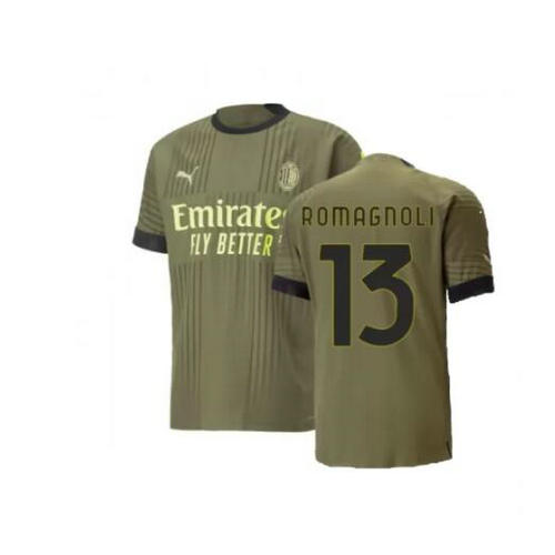 terza maglia romagnoli 13 ac milan 2022-2023 uomo