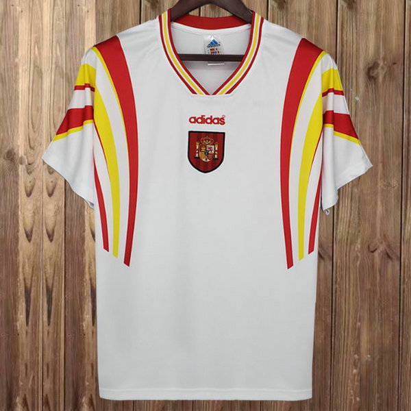 terza maglia spagna 2002 bianco uomo