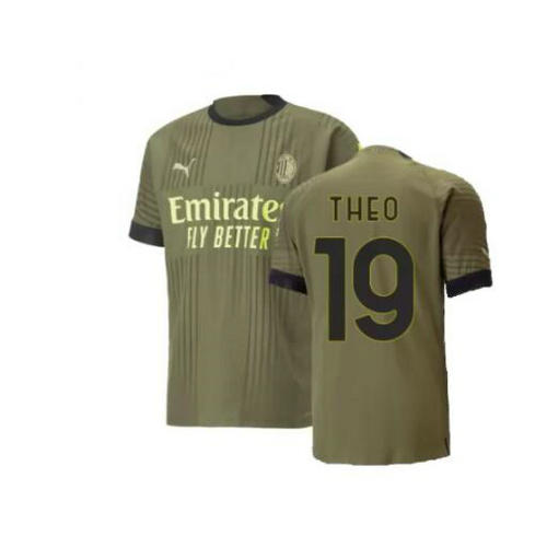 terza maglia theo 19 ac milan 2022-2023 uomo