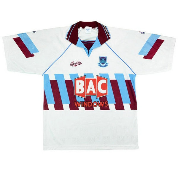 terza maglia west ham 1991-1992 bianco uomo