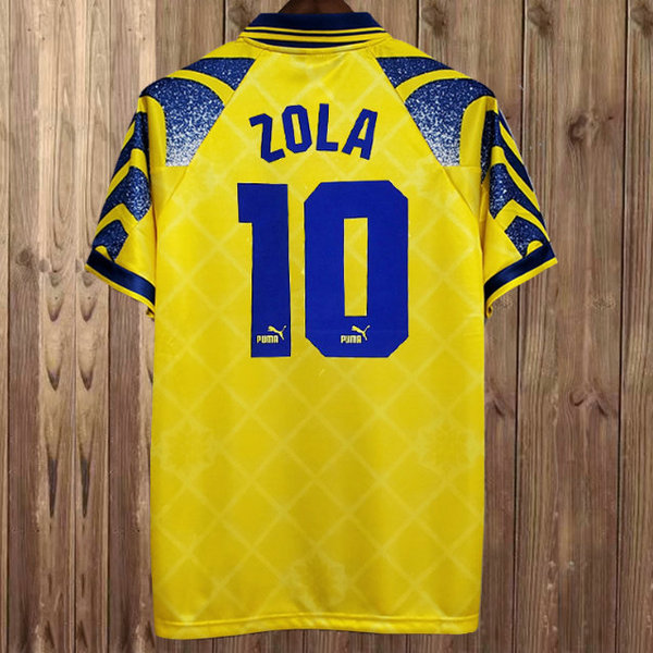 terza maglia zola 10 parma 1995-1997 giallo uomo