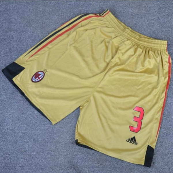 terza pantaloncini ac milan 2004-2005 giallo uomo