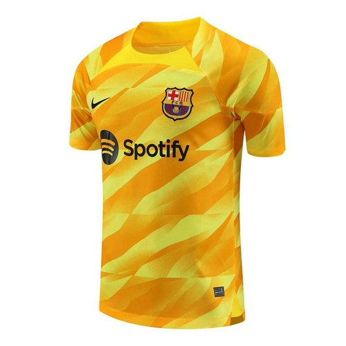 thailandia giallo maglia barcellona portiere 2023-2024 uomo