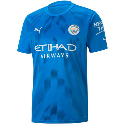 thailandia portiere maglia manchester city blu 2022-2023 uomo