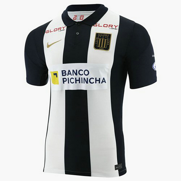 thailandia prima maglia alianza lima 2021 2022 nero bianco uomo