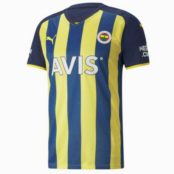 thailandia prima maglia fenerbahce 2021 2022 giallo blu uomo