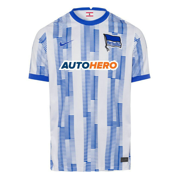 thailandia prima maglia hertha berlin 2021 2022 bianco uomo