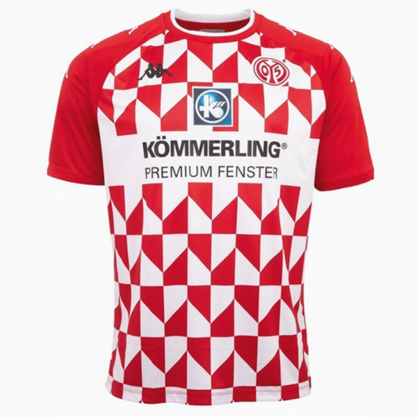 thailandia prima maglia mainz 05 2021 2022 rosso bianco uomo