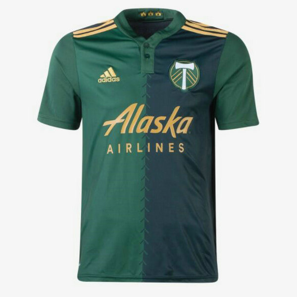 thailandia prima maglia portland timbers 2021 verde uomo