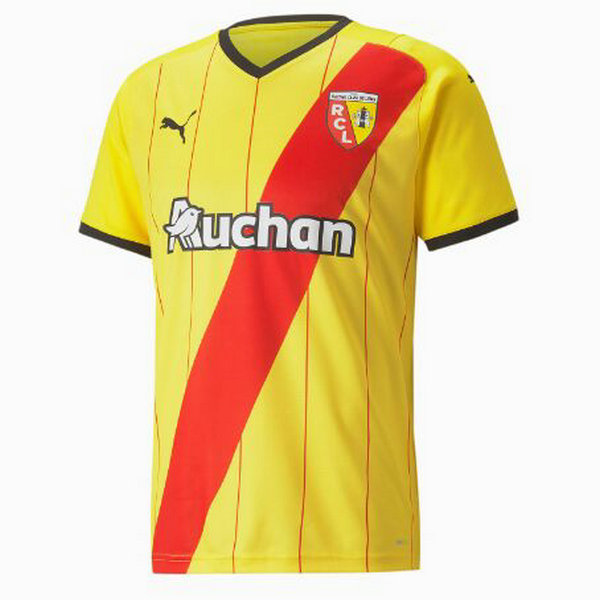 thailandia prima maglia rc lens 2021 2022 giallo uomo