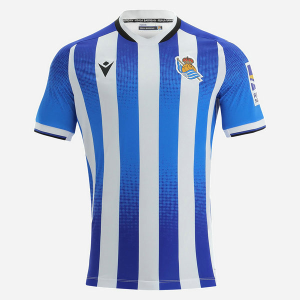 thailandia prima maglia real sociedad 2021 2022 blu bianco uomo