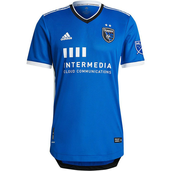 thailandia prima maglia san jose earthquakes 2021 2022 blu uomo