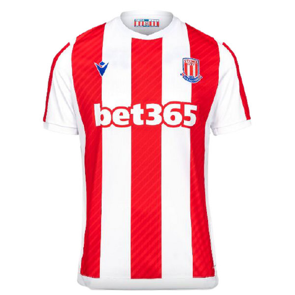 thailandia prima maglia stoke city 2021 2022 rosso bianco uomo