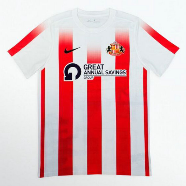 thailandia prima maglia sunderland 2021 2022 rosso bianco uomo