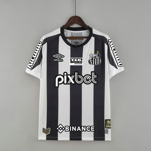 thailandia seconda all sponsors maglia santos fc 2022-2023 uomo