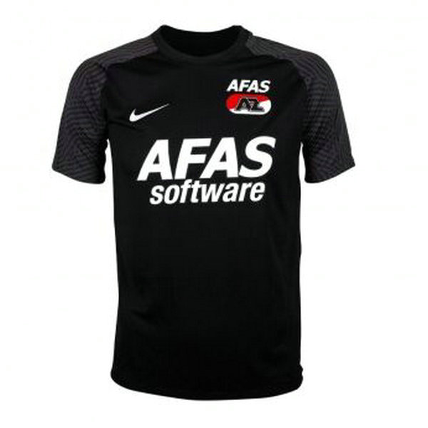 thailandia seconda maglia alkmaar zaanstreek 2021 2022 nero uomo