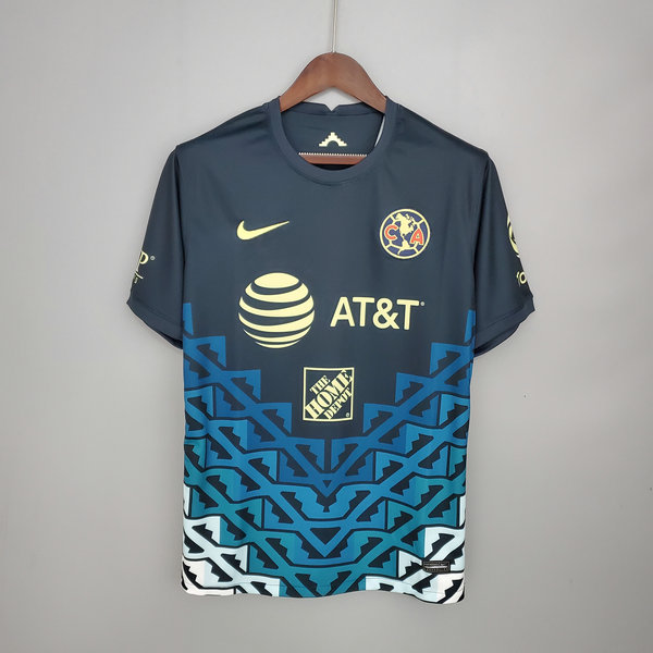 thailandia seconda maglia club américa 2021 2022 blu uomo