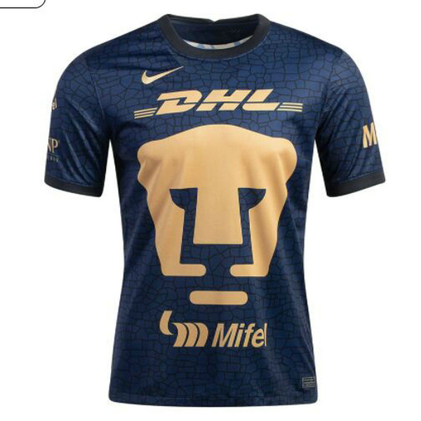 thailandia seconda maglia pumas unam 2021 2022 blu uomo