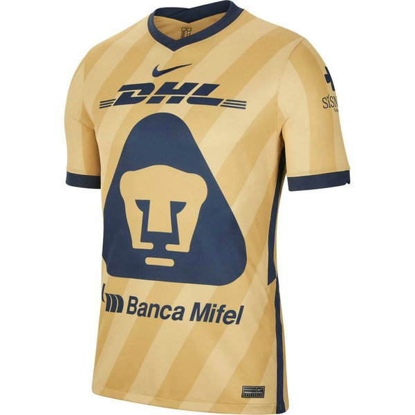 thailandia terza maglia pumas unam 2021 giallo uomo