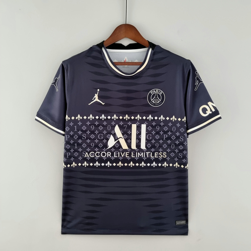 training black grey maglia psg 2022-2023 uomo