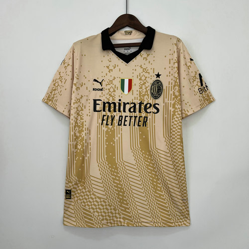 training maglia ac milan a poco prezzo 2023-2024 giallo uomo