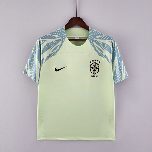 training maglia brasile verde chiaro 2022-2023 uomo