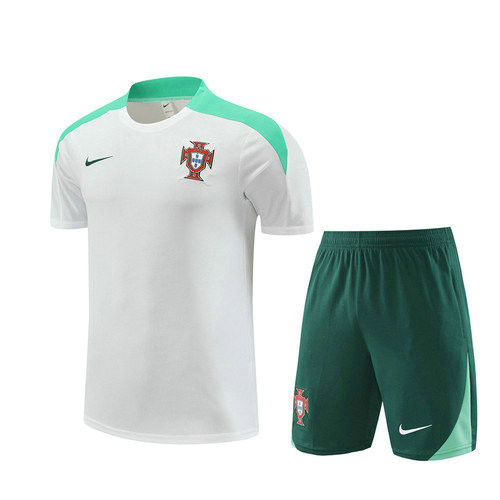 training maglie calcio portogallo completo 2024-2025 bianco uomo