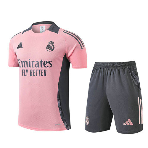 training maglie calcio real madrid completo 2024-2025 rosa uomo