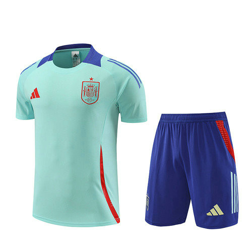 training maglie calcio spagna completo 2024-2025 blu uomo