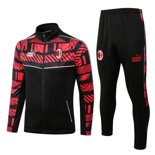 training veste + pantalon ac milan rosso 2022-2023 uomo