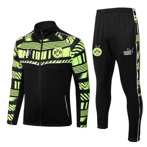 training veste + pantalon borussia dortmund nero 2022-2023 uomo