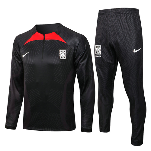 training veste + pantalon corea nero 2022-2023 uomo