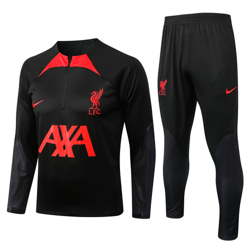 training veste + pantalon liverpool nero 2022-2023 uomo