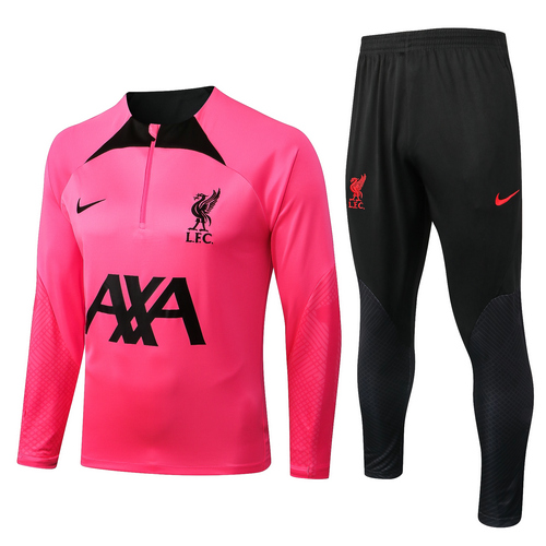 training veste + pantalon liverpool rosa 2022-2023 uomo